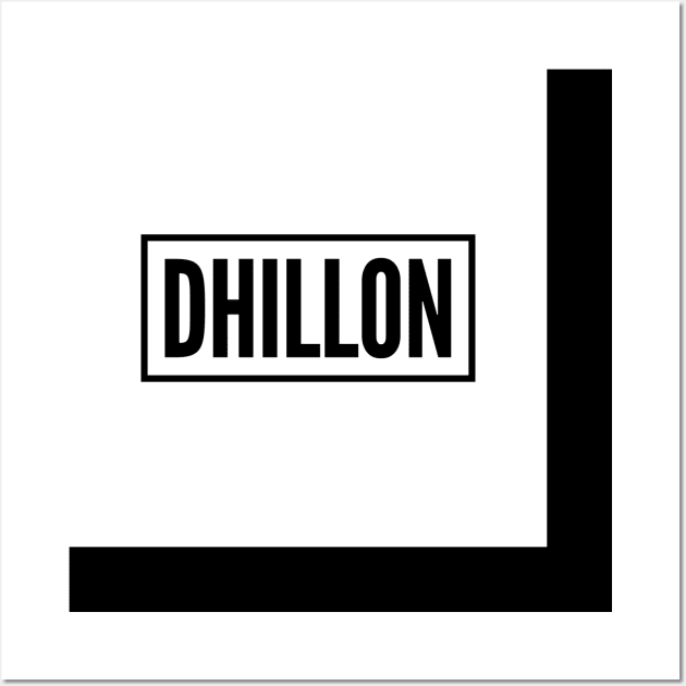 Dhillon is the name of a Jatt Tribe Wall Art by PUTTJATTDA